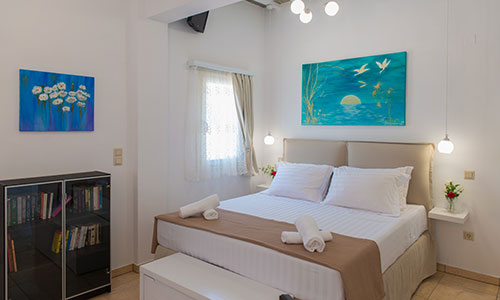 The suite at Kipos in Apollonia of Sifnos