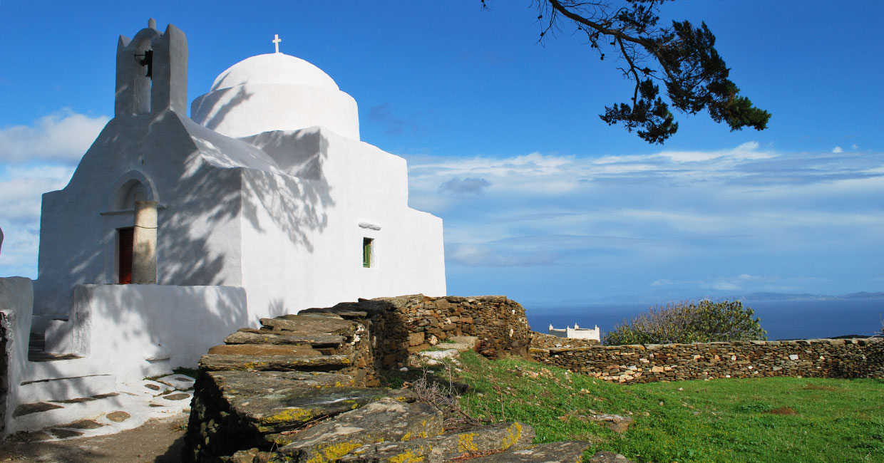 Picturesque chapel at Exabela in Sifnos