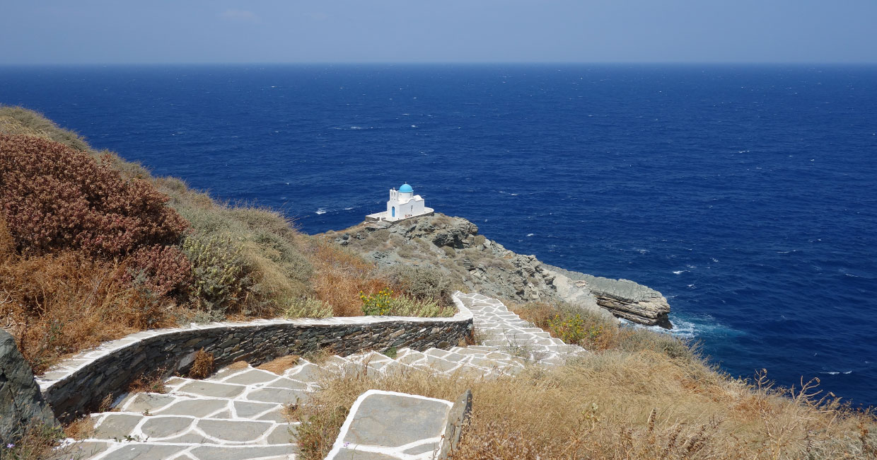 The chapel of 7 Martyrs at Kastro of Sifnos